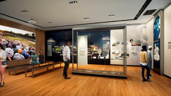 Digital Rendering – Championships Gallery, USGA Experience