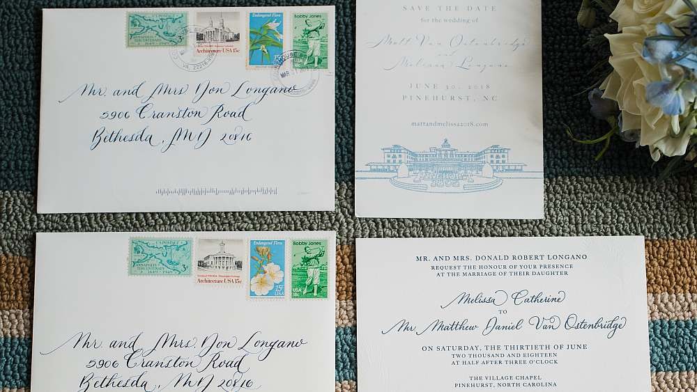 Melissa & Matt – Pinehurst wedding photo