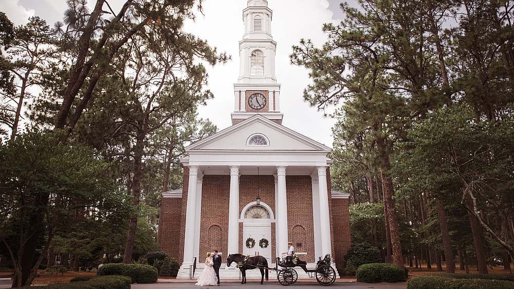 Melissa & Matt – Pinehurst wedding photo