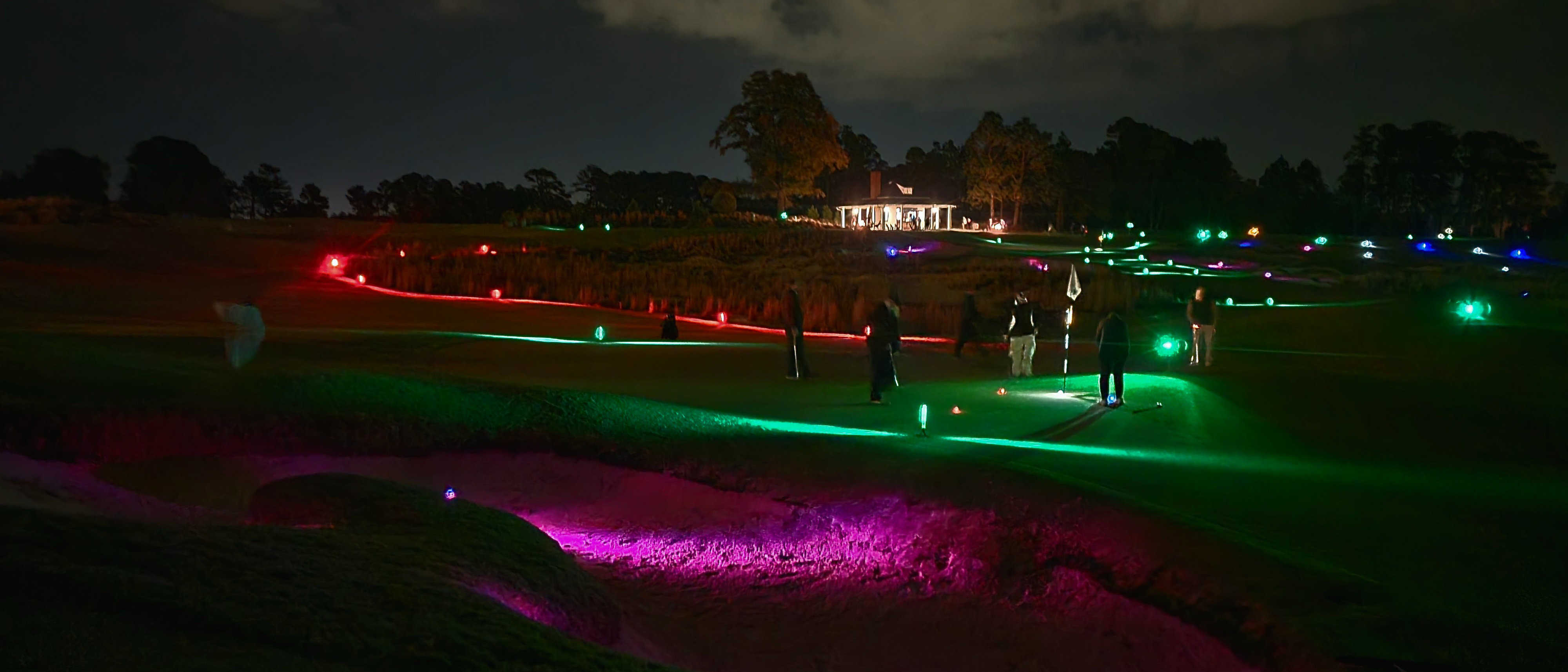 Glow Golf at the Cradle