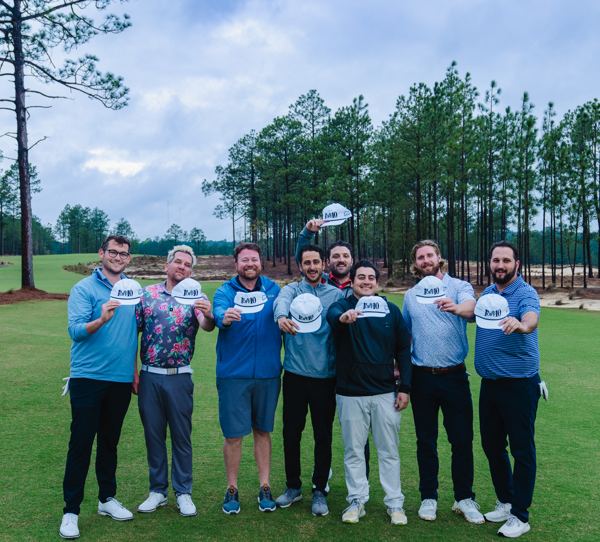 The First Players on Course No. 10