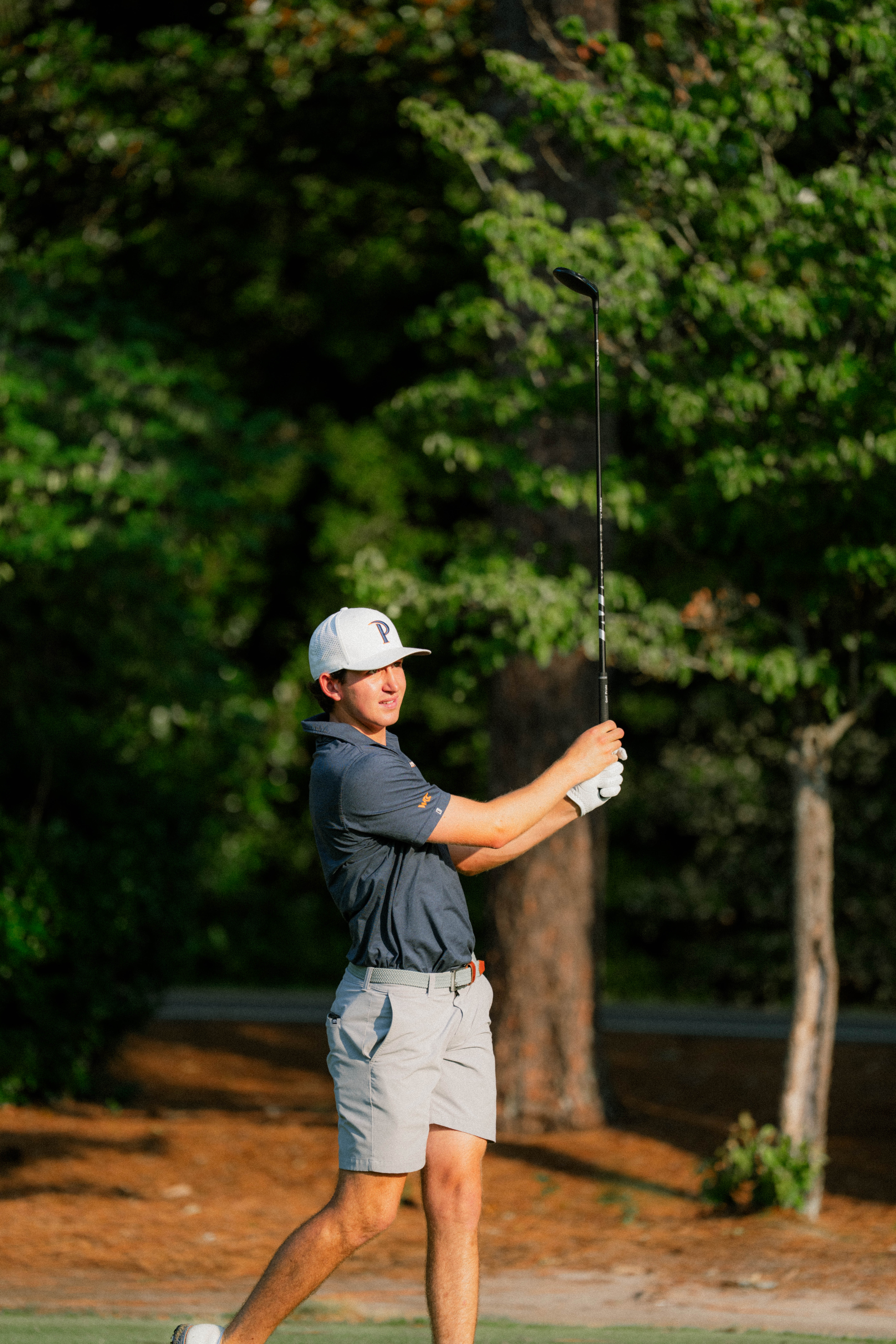 Luke Bailey plays a shot at the 125th North & South Amateur on Tuesday in Pinehurst.