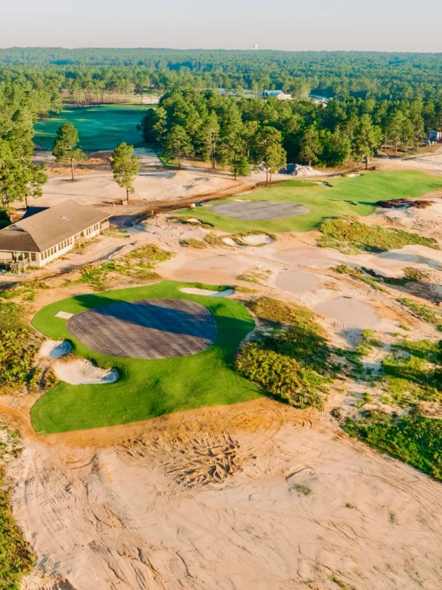 just like that, there’s grass on No. 11