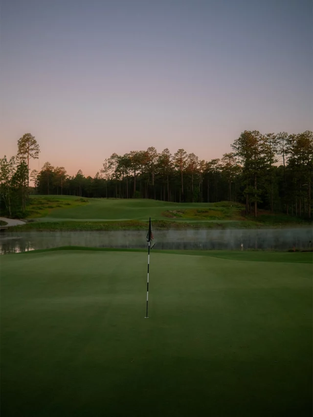 A sunrise over No. 10